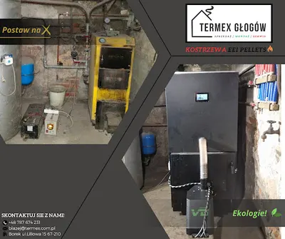 Termex Głogów Kotły na pellet Pompy Ciepła